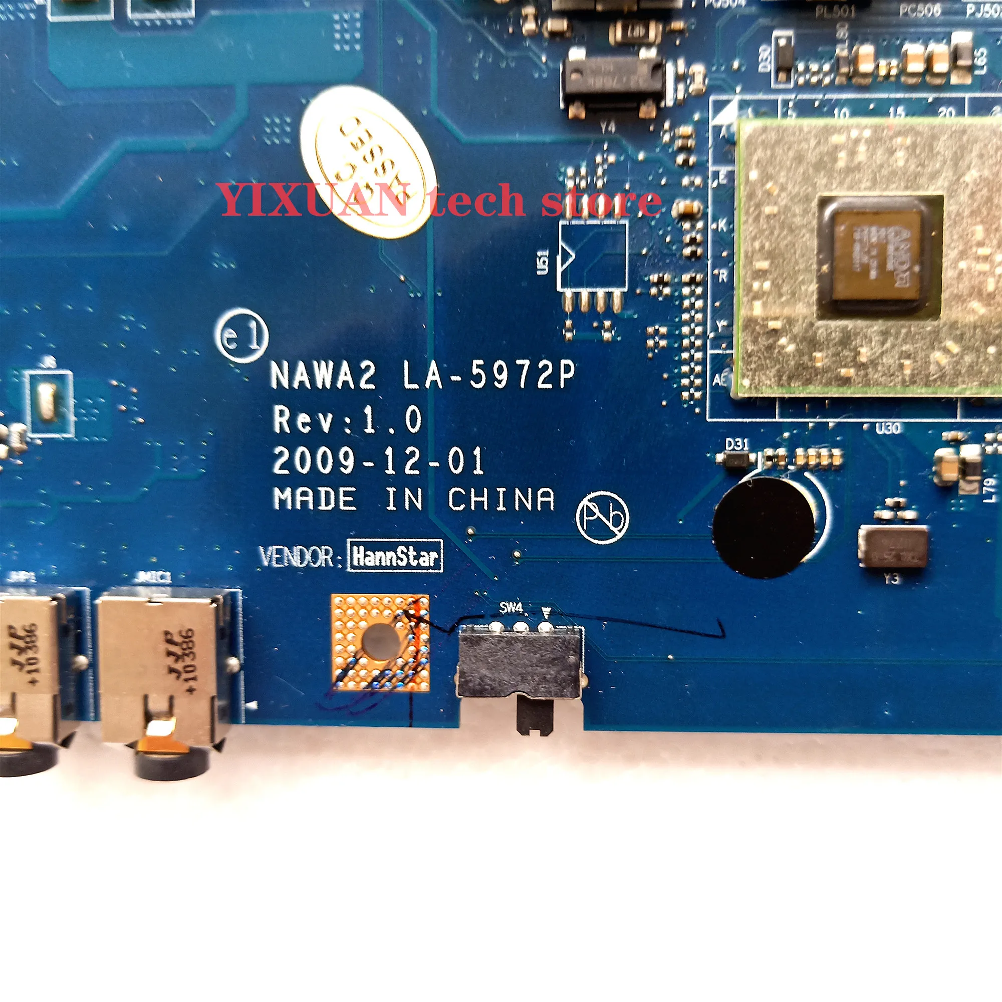 Eshakhare NAWA2 LA-5972P для lenovo G555 Материнская плата ноутбука NAWA2 LA-5972P материнская плата с графической картой тест работы