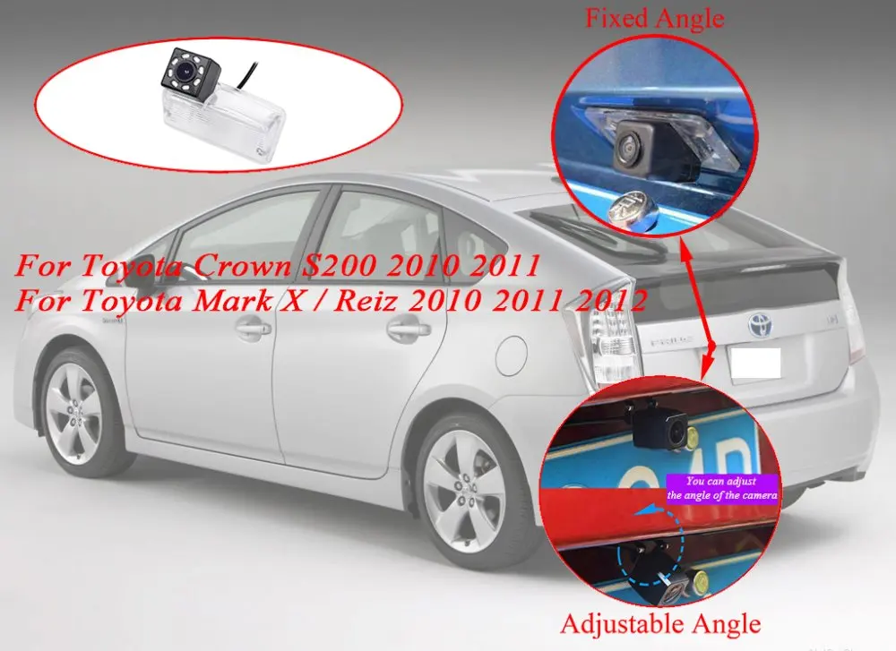 Светодиодный регулируемый угол заднего вида для Toyota Crown S200 Mark X eiz