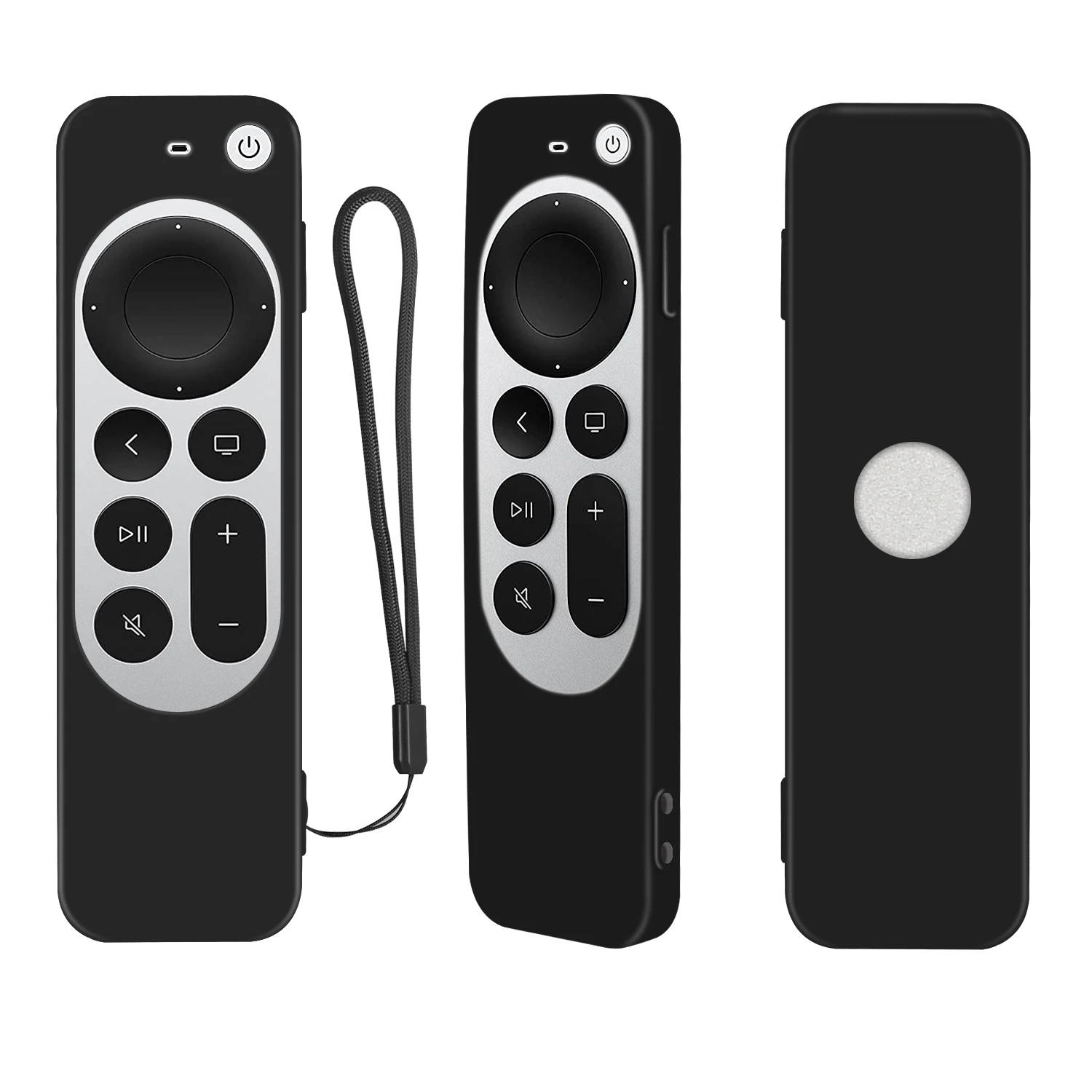 애플 TV용 보호 커버, 미끄럼 방지 내구성 실리콘 리모컨 케이스, 애플 TV 4K, 시리 세대 2 세대용 - AliExpress