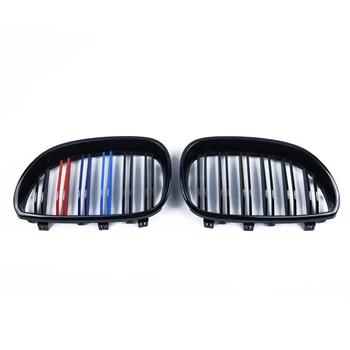 

M-Color Grilles Left Gloss Black Front Kidney for BMW E60 E61 2003-2010