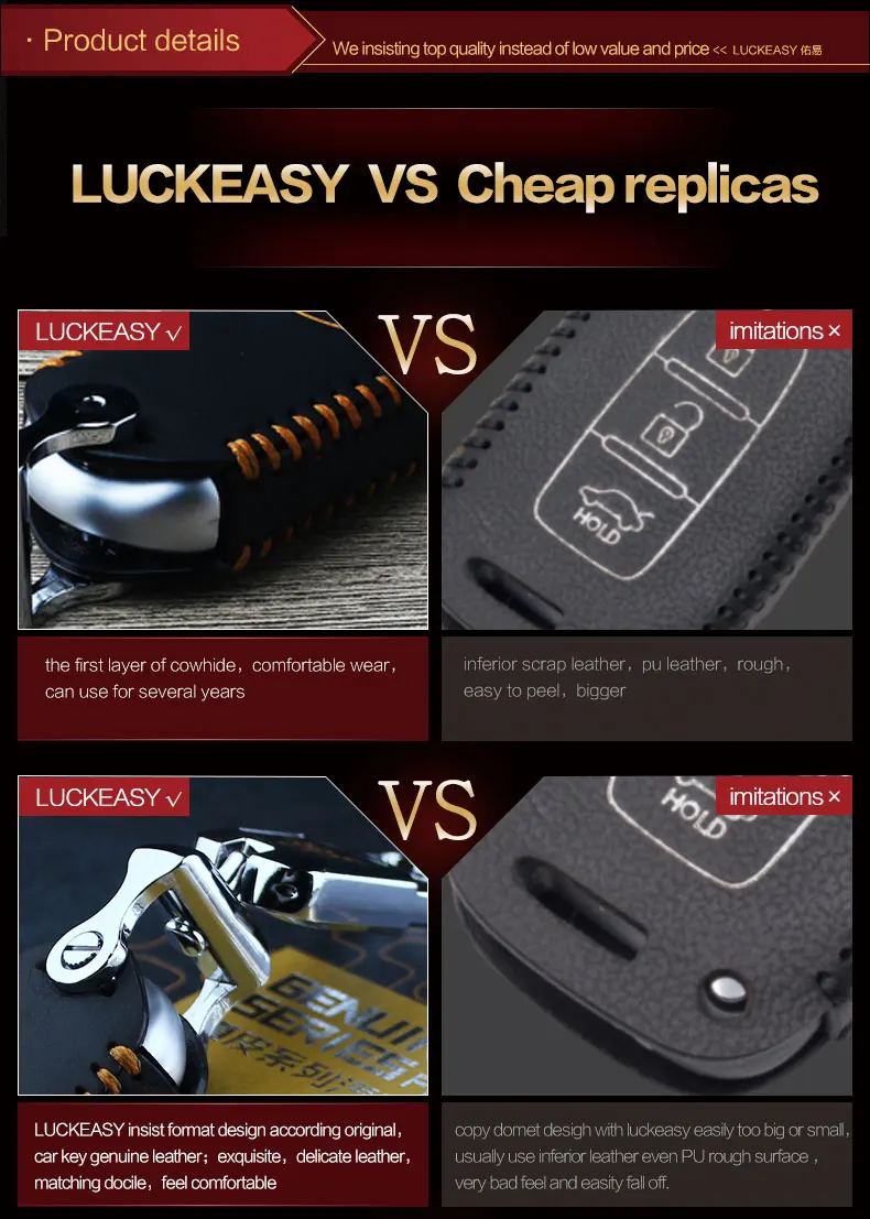 Luckeasy кожаный чехол для ключей для Mazda 2 3 6 Axela Atenza CX-5 CX5 CX-7 CX-9 Smart 2/3 кнопки key2a
