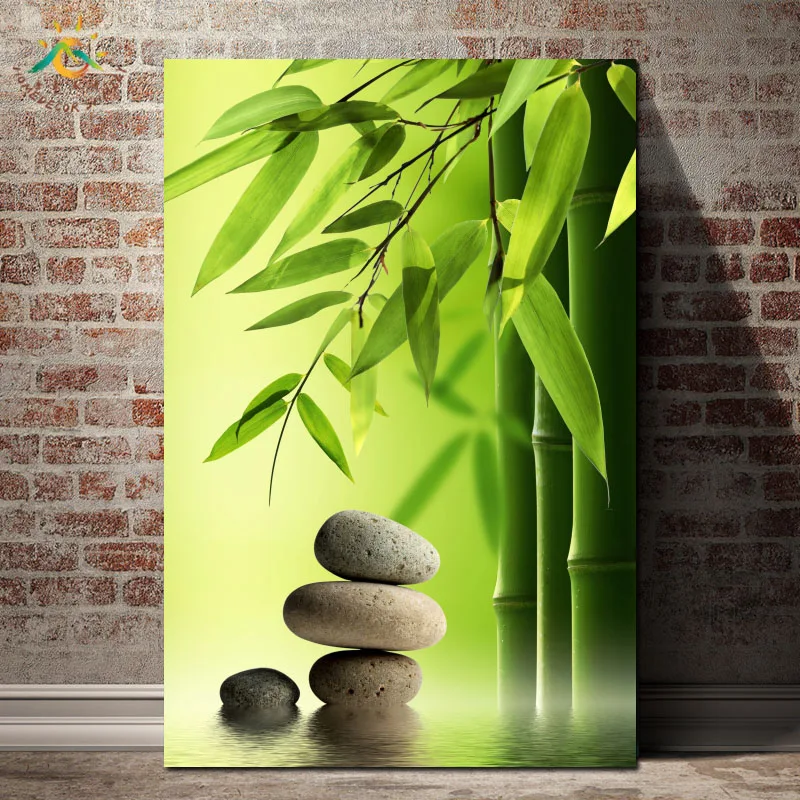 Poster Zen Stone Garden Rocks Spa Room Art Wall Cloth Print 08