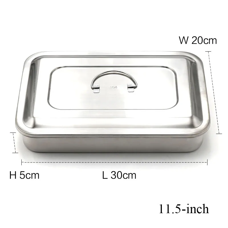 304-thick-medical-stainless-steel-disinfection-tray-square-plate-with-hole-cover-medical-equipment-and-surgical (6)