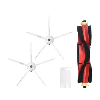 

2 Side Brush + 1 Roller Brush for Xiaomi S6 S5 E35 E2 Robot Vacuum Cleaner Replacement Parts Accessories