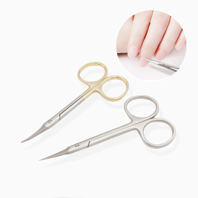 Promo Manicure-Scissors Nail-Clipper Dead-Skin-Remover Russian Professional Curved-Tip Stainless-Steel oRK61jwnR