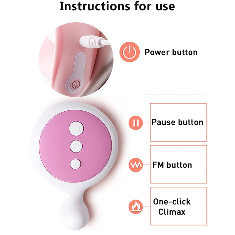 Wearable Wireless Vibrator Clitoris Stimulation Female Masturbation USB Charg G Spot Massage Dildos Vibrator Sex Toys For Women 5