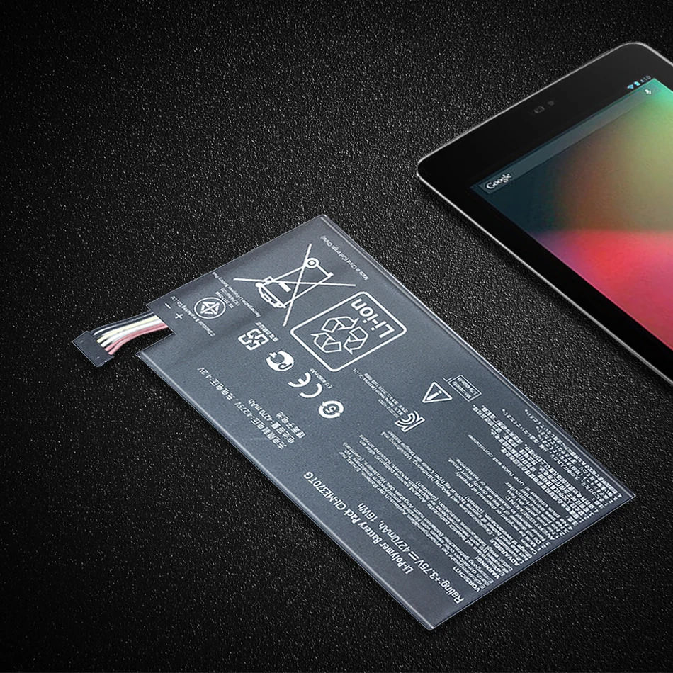 KiKiss 4270 мАч прочный безопасный планшет батарея C11-ME370TG для Asus Google Nexus 7 Nexus7 2012 3g версия литий-ионная литиевая батарея
