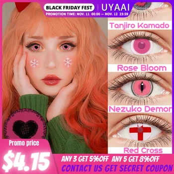 

2pcs/Pair Yearly YS series Colored Contacts Cosplay Halloween Colorful Contact Lenses Yearly Purple Contact Lenses for Eyes