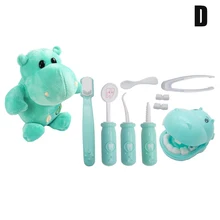 Новинка 9 шт набор для игры в доктора для детей ролевые игры для стоматолога Медицинский Набор плюшевая игрушка для ролевых игр для малышей