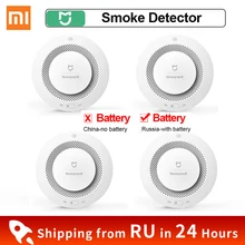 Detector de alarma de fuego Xiaomi Mijia Honeywell, Sensor Visual de humo auditivo, Control remoto por aplicación MiHome, alarma de incendio, puerta de enlace de trabajo 3