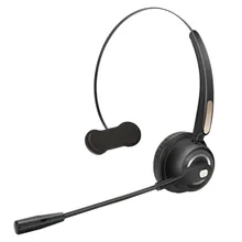 Call Center Bluetooth Headset Wireless Over the Head Noise Canceling Headphones For Truck Car Drivers Call Center Office