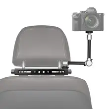 3in1 Magie Arm Heavy Duty Auto Kopfstütze DSLR Action Camer Smartphone Halter Halterung Expansion Kit Vlog Rig für Canon Nikon goPro