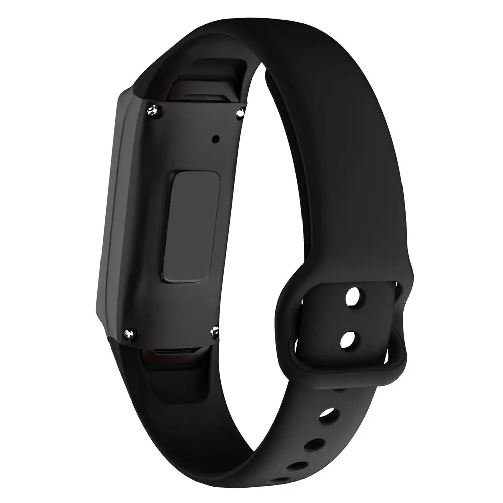 Высокое качество Slicone Браслет Loopback ремешок для samsung Galaxy Fit SM-R370 многоцветный Силиконовый ремешок для часов - Цвет: Black