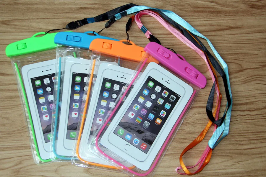 ZOTOBON Floating Airbag Swimming Bag Waterproof Mobile Phone Pouch Cell Phone Case for Swim Diving Surfing Beach Use Bag H62