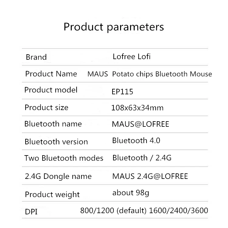 LOFREE/Lofie маленькая Желтая утка Маус Bluetooth мышь беспроводная домашняя офисная игра Милая мышь, EP115