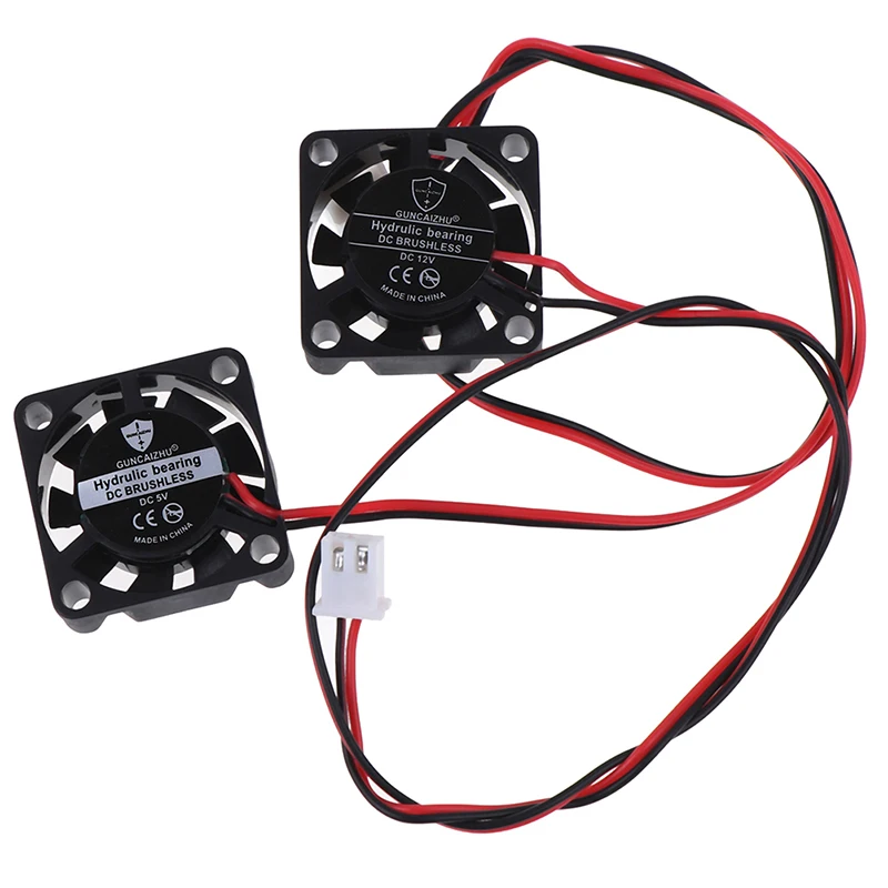 1 шт. Черный DC 5V 12V Бесщеточный вентилятор охлаждения радиатора 25*25*7