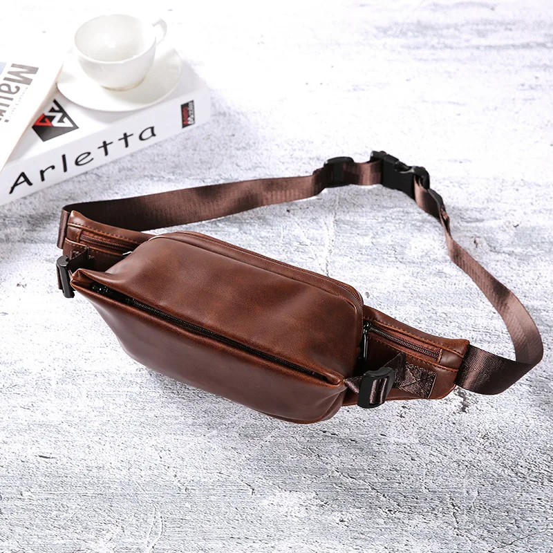 

2019 new men's Fanny pack single shoulder bag