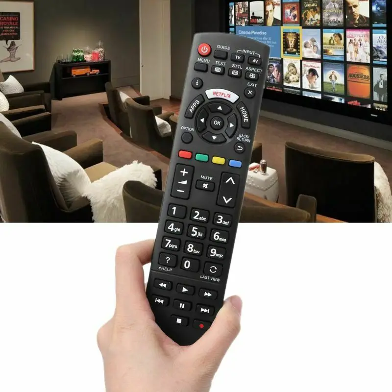 Замена пульта дистанционного управления для Panasonic Smart Led Tv Netflix кнопки