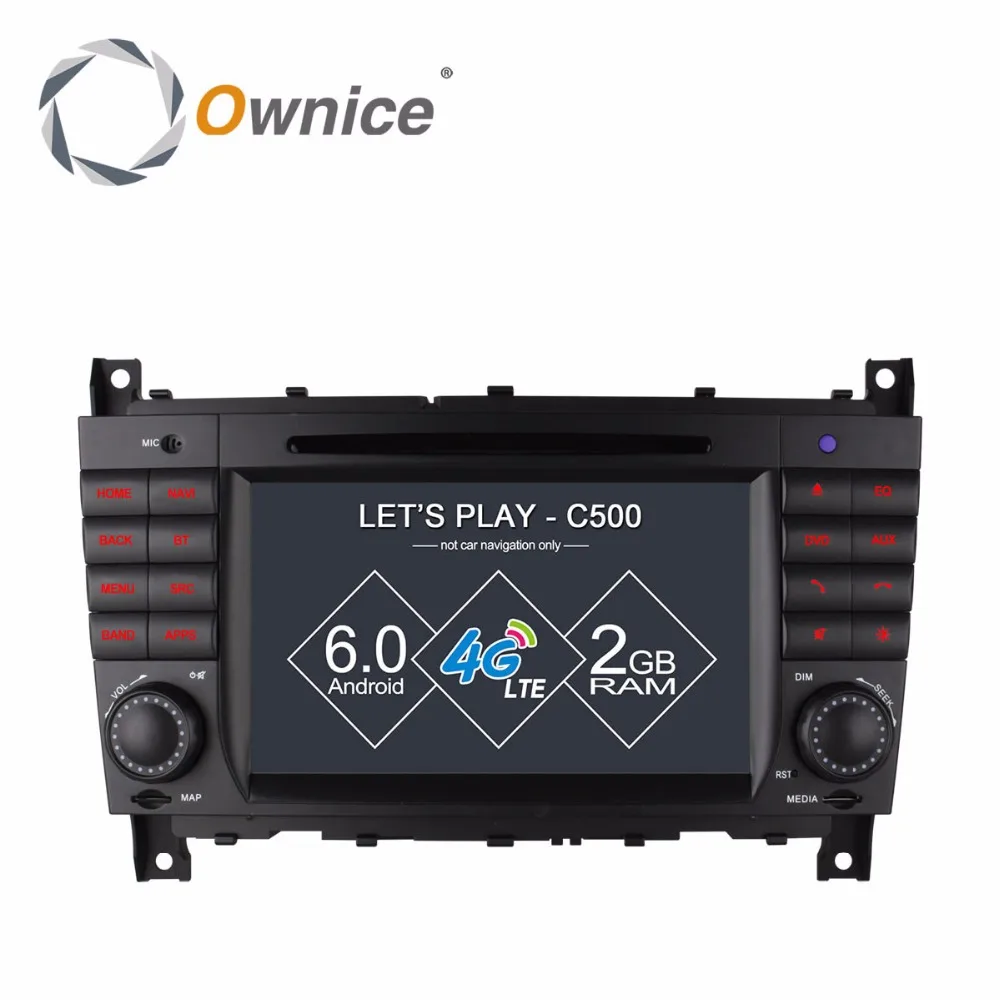 Octa Core Android 6 0 4G WIFI Автомобильный DVD для Mercedes Benz C Class W203 C200 C230 C320 CLK 200 CLK350 CLK500 W209 GPS