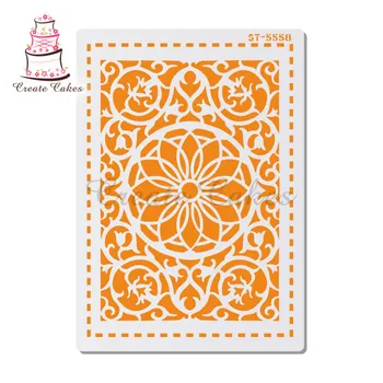 

Flower Stencil For Walls Painting Scrapbooking Stamp Album Decorative Embossing DIY Craft Paper Card Flower Template
