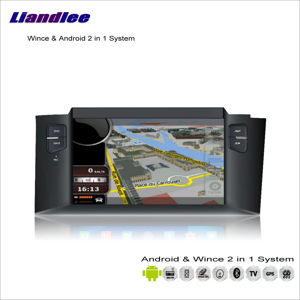 

For Citroen C4 / C4L / DS4 2011~2014 - Car Radio CD DVD Player GPS Navigation Advanced Wince & Android 2 in 1 S160 System