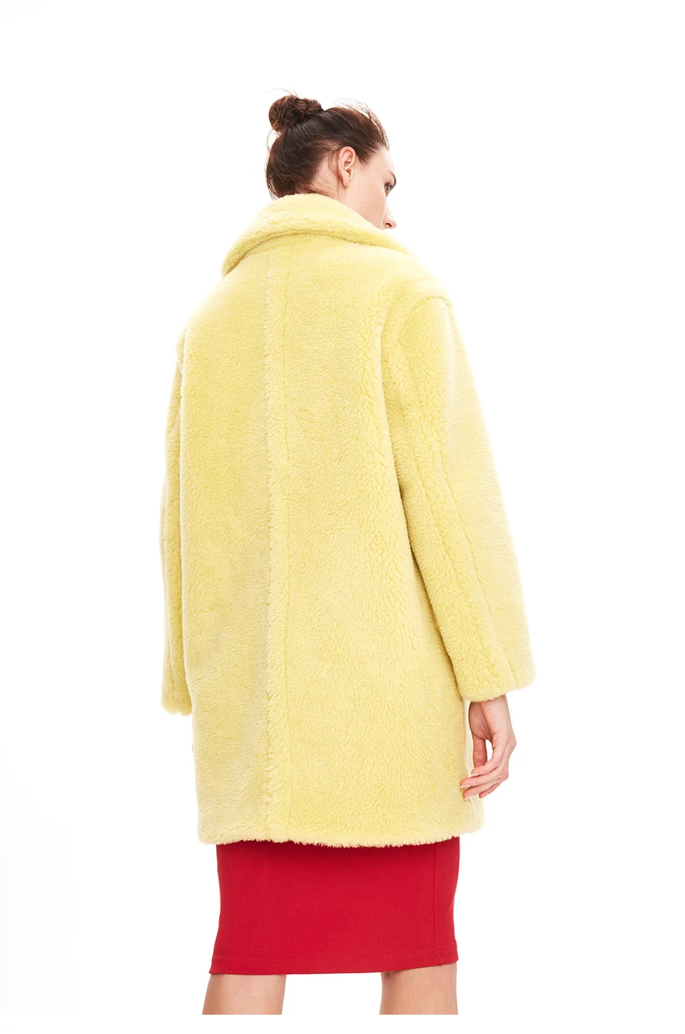 JAZZEVAR зимнее Новое поступление пальто с мехом женская высококачественная стильная верхняя одежда средней длины K9052