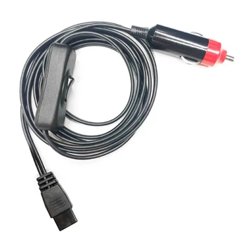 

2M Cigar Plug 12V 10A DC Power Cable Cord for Car Cooler Box Mini Fridge U1JE