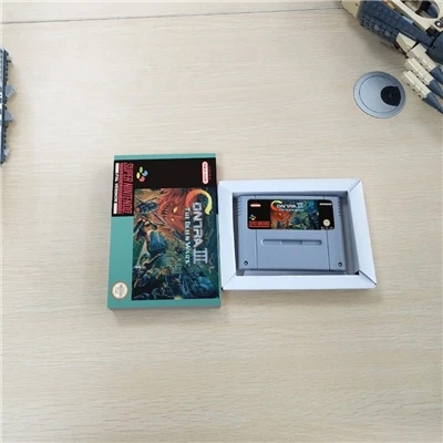 Contra III The Alien Wars-Европейская версия карта действия для игры с розничной коробкой |