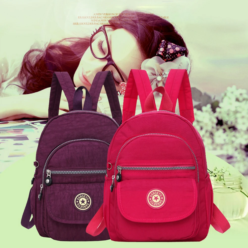 Женская школьная сумка, модный наплечный рюкзак, женские сумки для книг, нейлоновая Наплечная Сумка для путешествий, нейлоновый маленький рюкзак, ручная сумка, сумка через плечо, подарок