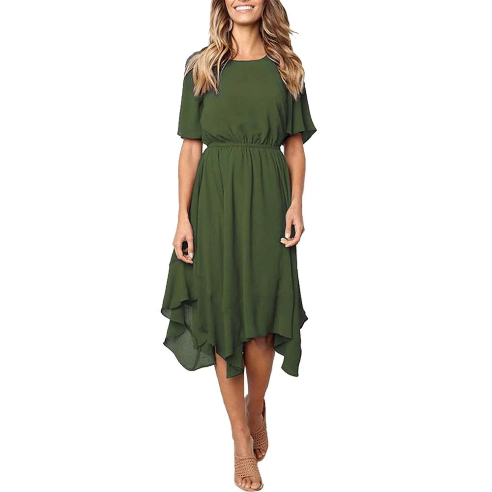 american living midi dresses