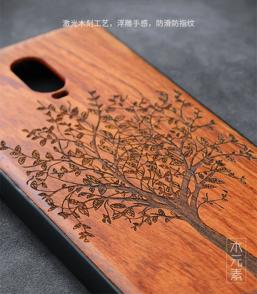 Oneplus 6t Case Boogic Original Real Wood funda Oneplus 6T Rosewood TPU Shockproof Back Cover Phone Shell One plus 6T case (5)