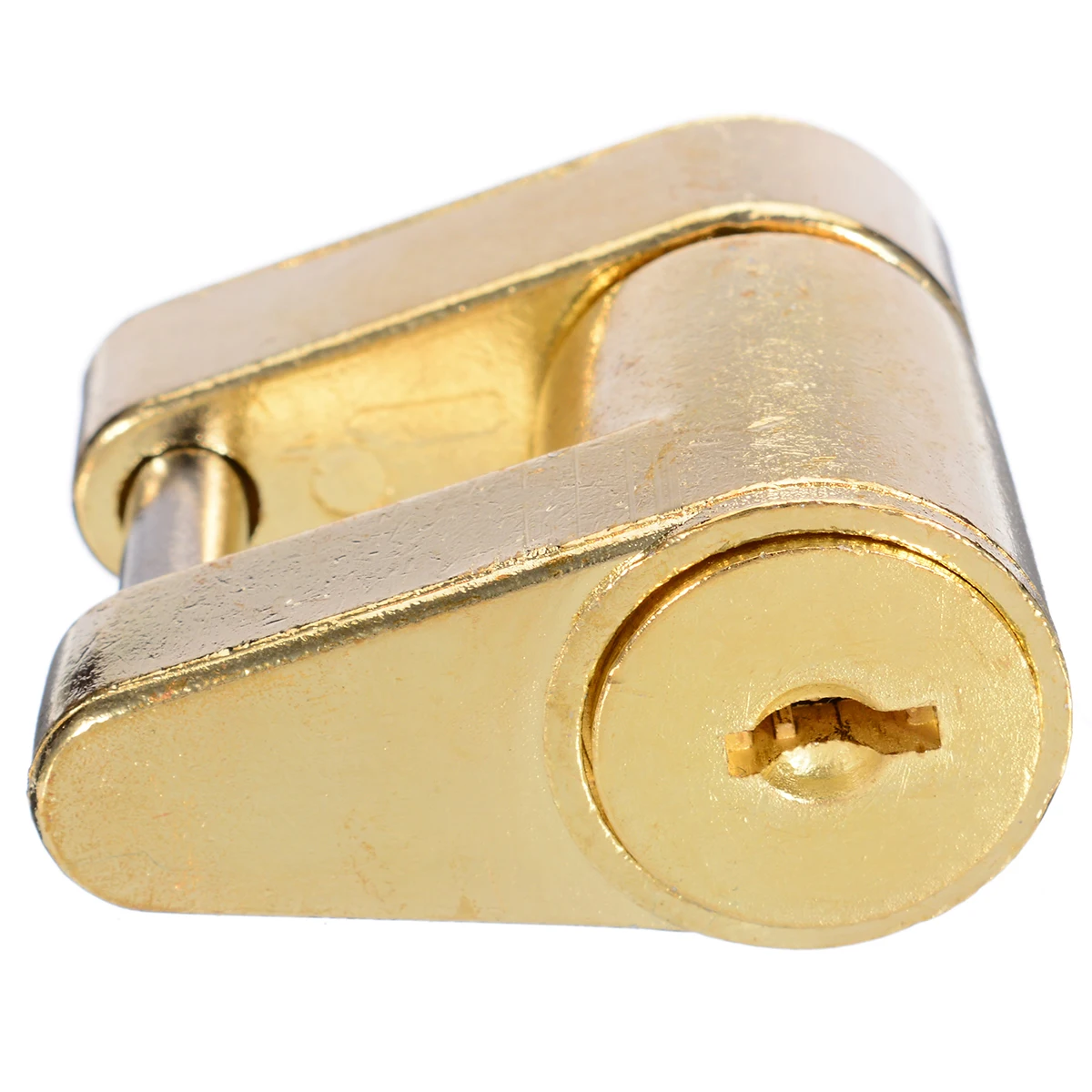 Mayitr 1set Trailer Coupler Padlock Solid Brass Trailer Locks For Hitch Security Protector Theft Protection Tool