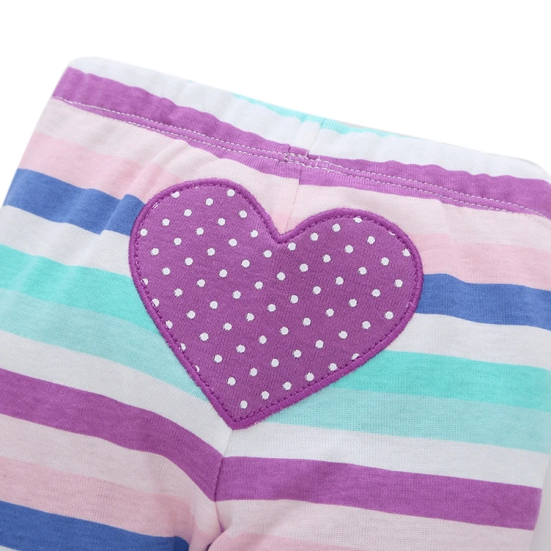 Штаны для малышей осенние милые детские штаны для мальчиков и девочек штаны в полоску с принтом животных