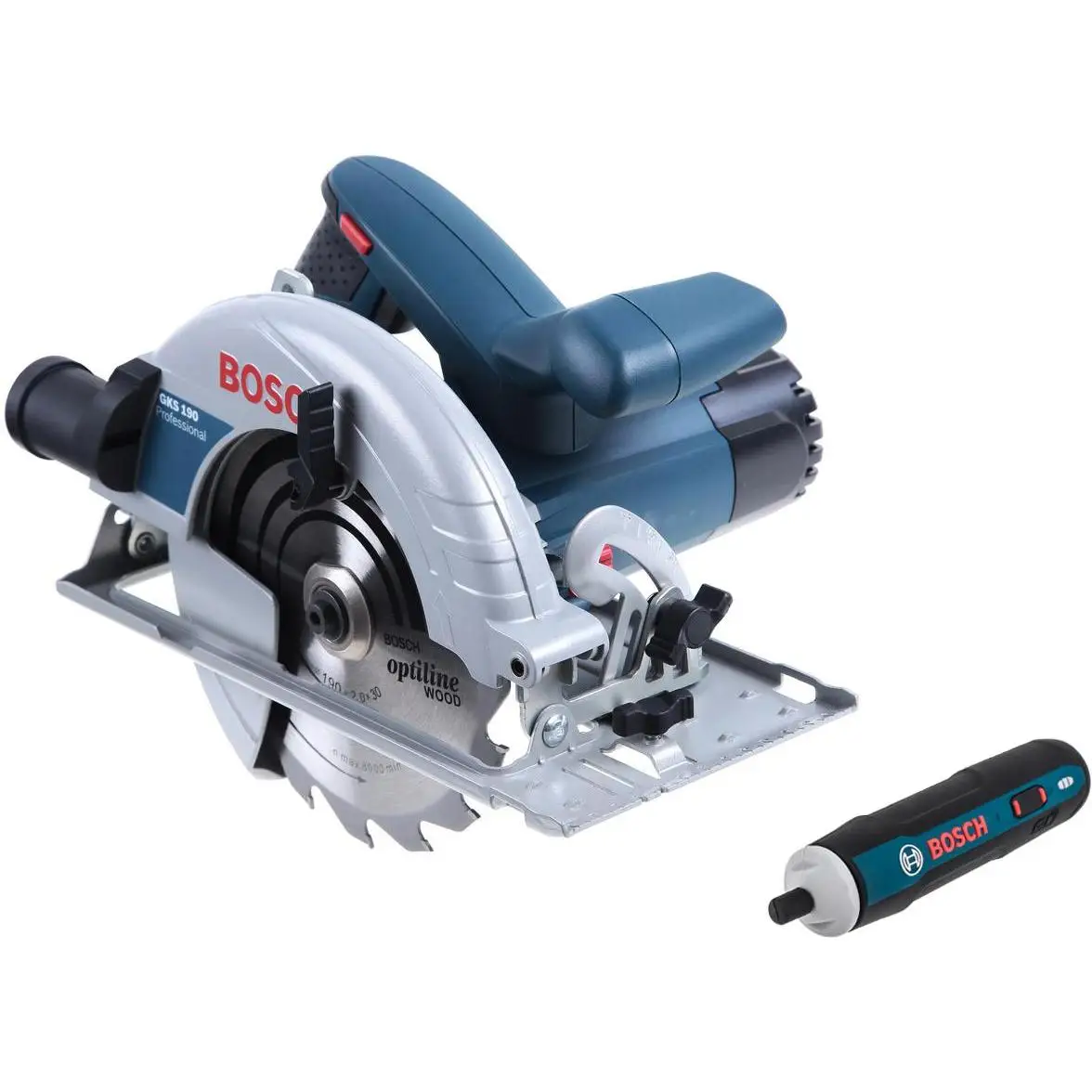 Set Bosch Circular Saw Bosch Gks 190 0 601 623 000 Power