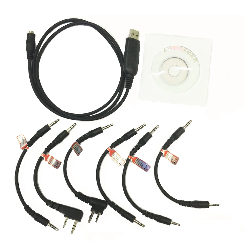 Cavo Di Programmazione Usb 6 In 1 Per Motorola Hyt Per Icom Baofeng Puxing Per Kenwood Yaesu