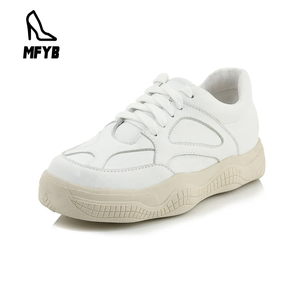 

MFYB Women's vulcanized shoes 2019 autumn new college wind flat shoes cross strap casual shoes large size 34-46