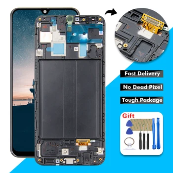 

For Samsung Galaxy A30 A305DS A305F A305 LCD Display Touch Screen Digitizer Glass Assembly with Frame + Tools