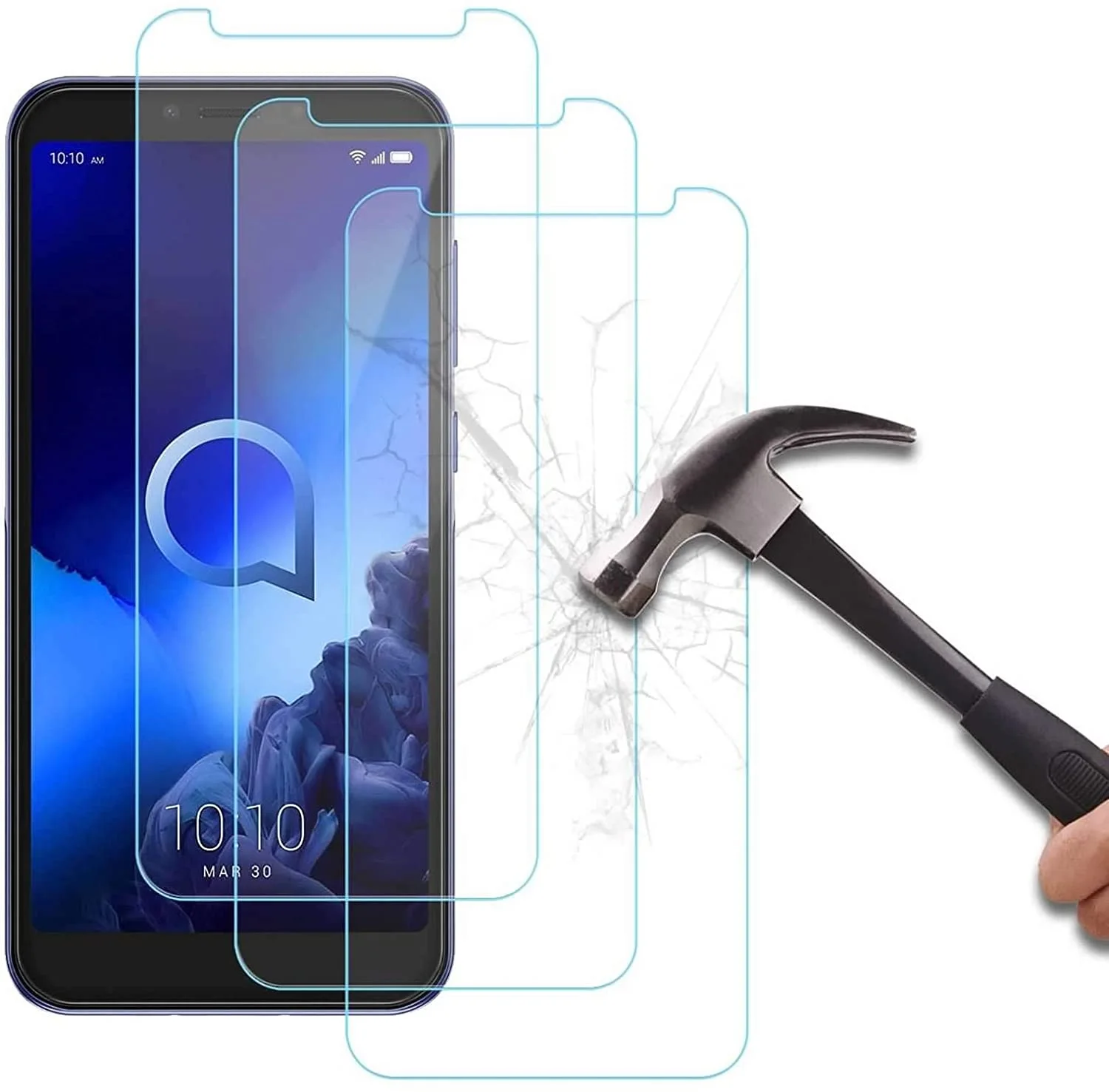 Закаленное стекло 9H для Alcatel 1S 1V 1C 1X Evolve 3C 3L 3V 2019 5024 5033D 5003D 5024D 5053D защитная пленка