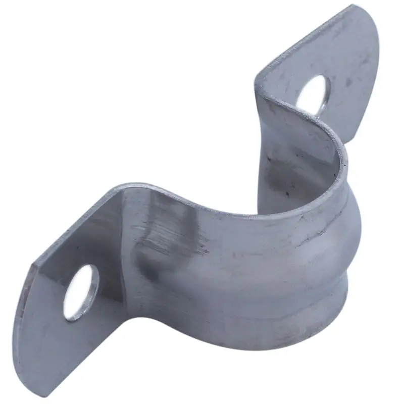 20pcs stainless steel 2-Hole Rigid Pipe Straps Clip Clamp for 12mm Dia Tube