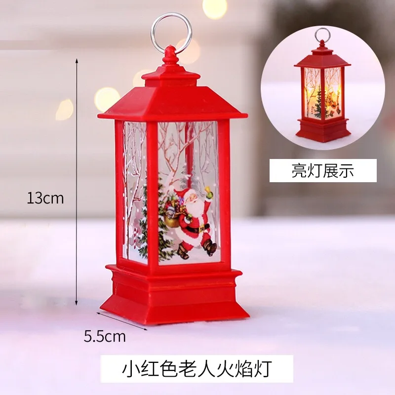 Рождественские украшения для дома светодиодный светильник для рождественской елки - Цвет: red Santa Claus