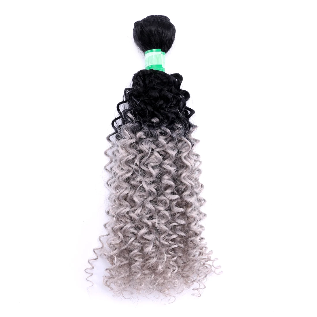 Афро кудрявые вьющиеся волосы черного цвета термостойкие синтетические волосы для наращивания 70 г/шт. пучок волос для женщин
