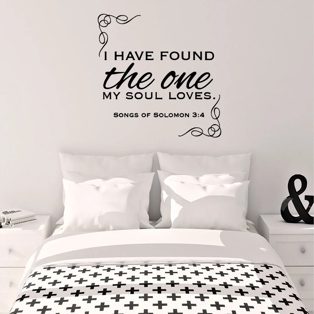 

3D I have found the one my soul loves Wall Sticker Removable Wall Stickers Diy Wallpaper Pvc Wall Decals Art Decals