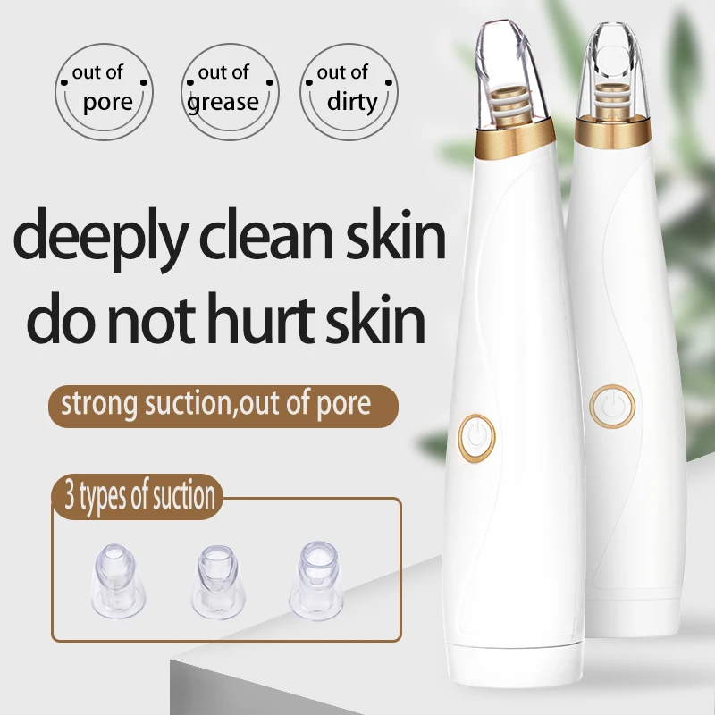 Electric Acne Remover Point Blackhead Vacuum Pore Extractor Tool Black Spots Cleaner Skin Care Facial Pore Cleaner Machine