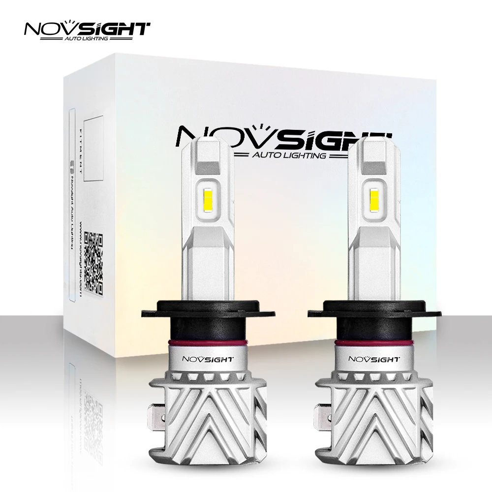 

NOVSIGHT H1 H11 H4 Led Headlight H7 LED Bulbs 9005 HB3 9006 HB4 Auto Headlamp 10000LM 6000K 50W 12V Car Led Fog Light