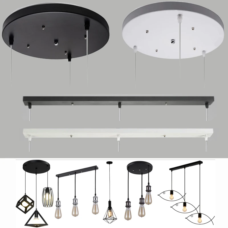 Ceiling Plate Pendant Lamp Base Lighting Accessory Diy Multi Pendant Lamp Base Plate Lighting
