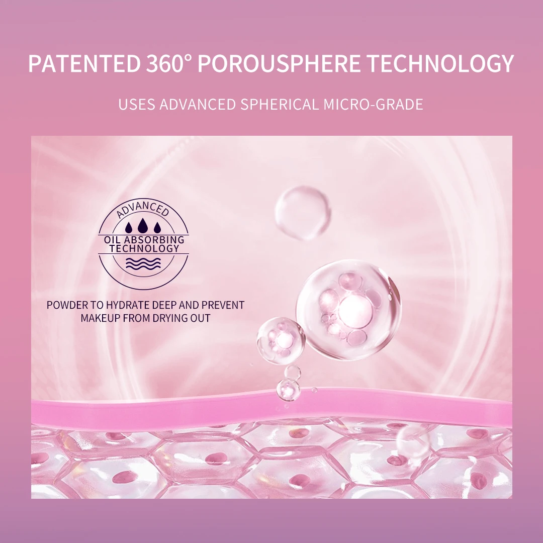 ZEESEA Press Powder Metaverse Pink Series Long Lasting Foundation New