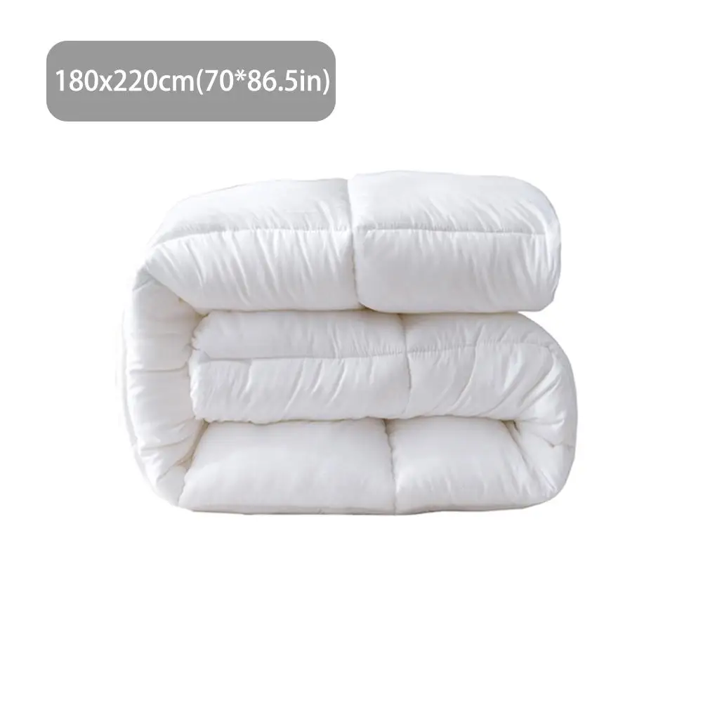 New White Goose/Duck Down Quilt Duvets Thickening Winter Comforters Cotton Cover King Queen Twin Full Size For Hotel Home