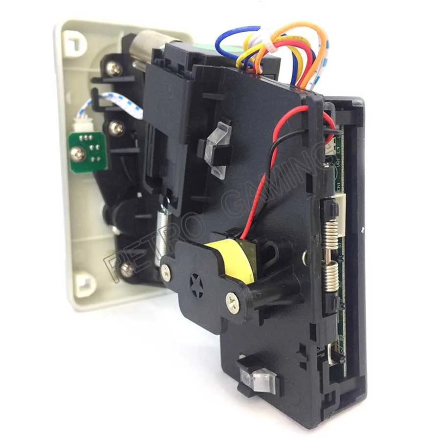 JY-133A 아케이드 동전 수납기, CPU 비교 가능 자판기, 아케이드 게임 낚시 게임 캐비닛용 LED 동전 선택기