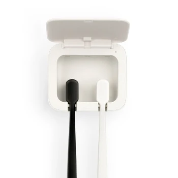 

UVC LED Toothbrush Sterilizer Punch-Free Toothbrush Holder USB Charging Antibacteria Ultraviolet Tooth Brush Sterilizer