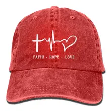 Бейсболка Faith Hope Love унисекс бейсболка s Регулируемая шляпа для папы